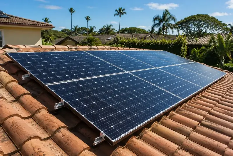 Installation de panneaux solaires à Tauriac